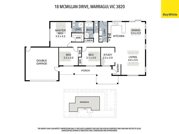 Floorplan of Homely house listing, 18 Mcmillan Drive, Warragul VIC 3820