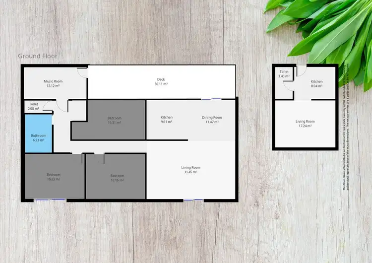 Floorplan of Homely house listing, 77 Lagoon Pocket Road, Lagoon Pocket QLD 4570