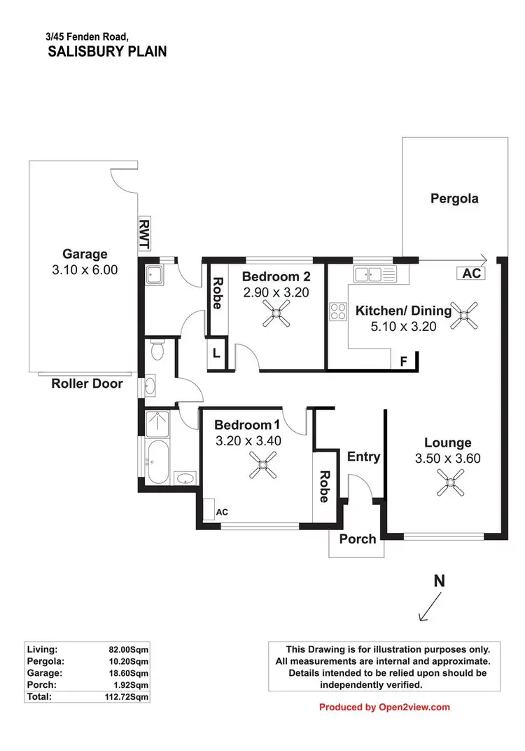 Floorplan of Homely house listing, 3/45 Fenden Road, Salisbury Plain SA 5109