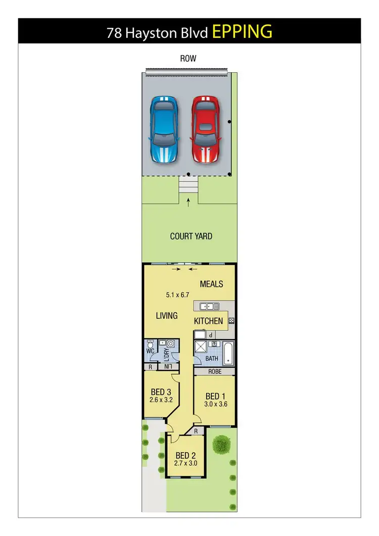 Floorplan of Homely house listing, 78 Hayston Boulevard, Epping VIC 3076
