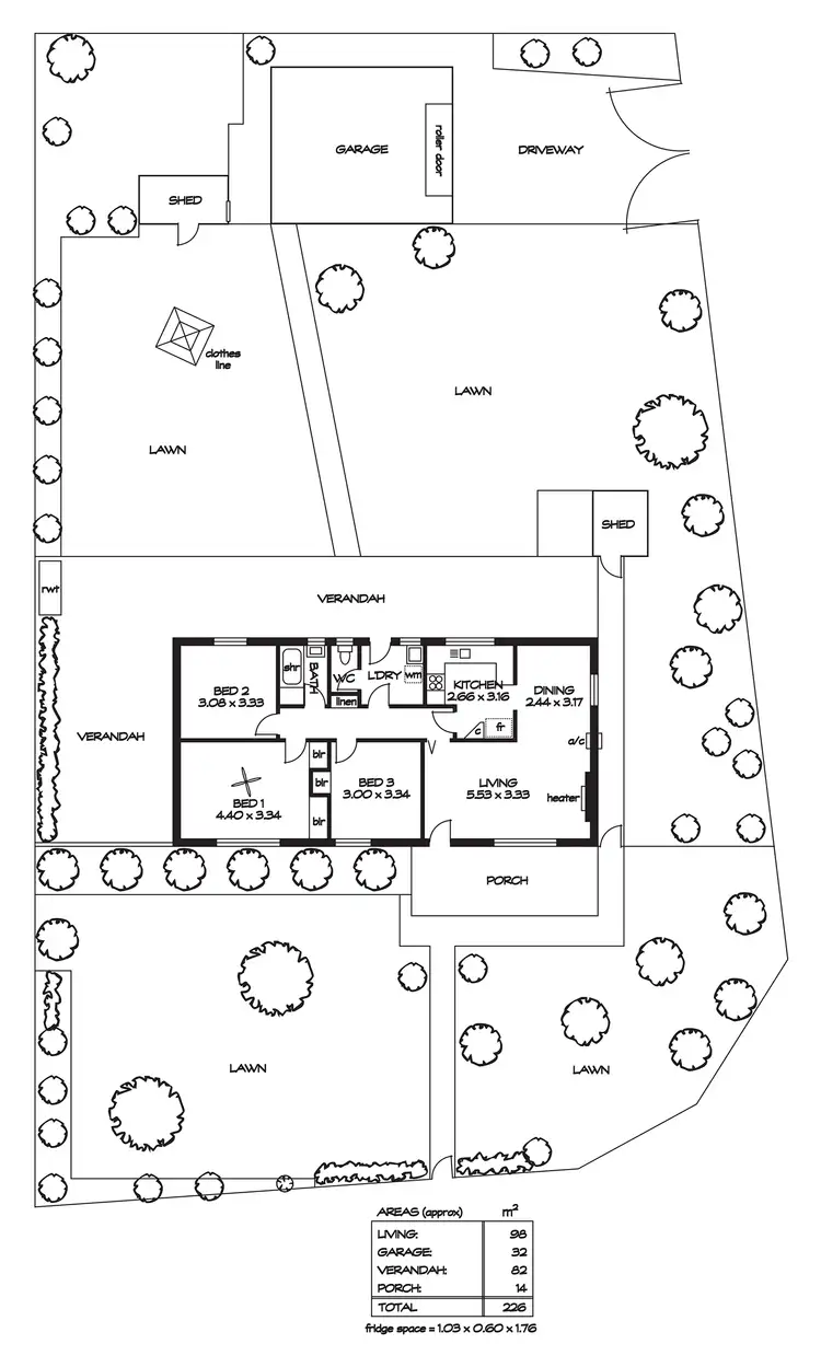 Floorplan of Homely house listing, 15 Turnbull Road, Enfield SA 5085