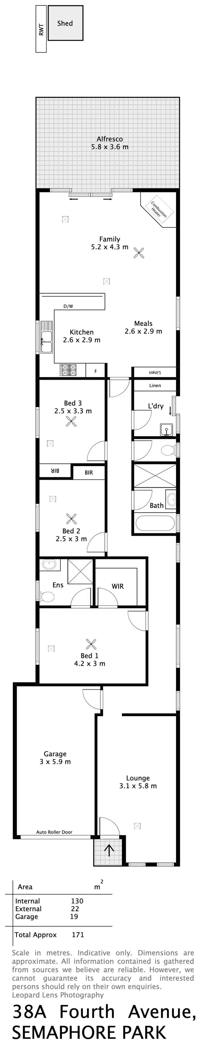 Floorplan of Homely house listing, 38A Fourth Avenue, Semaphore Park SA 5019