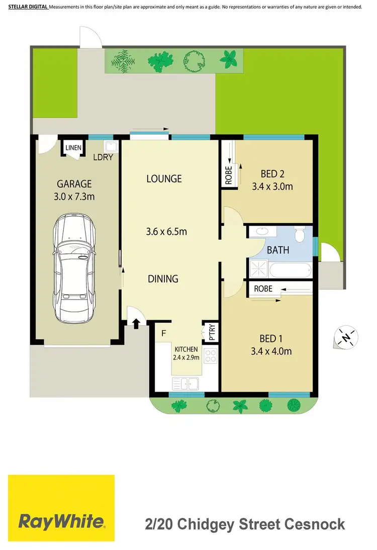 Floorplan of Homely house listing, 2/20 Chidgey Street, Cessnock NSW 2325