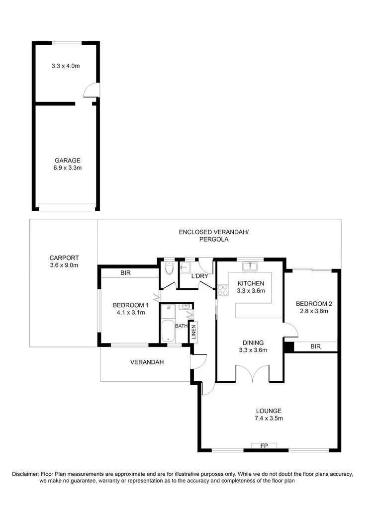 Floorplan of Homely house listing, 8 Swallow Drive, Mount Gambier SA 5290