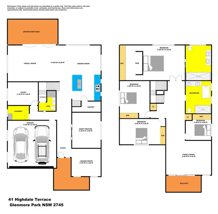 Floorplan of Homely house listing, 41 Highdale Terrace, Glenmore Park NSW 2745