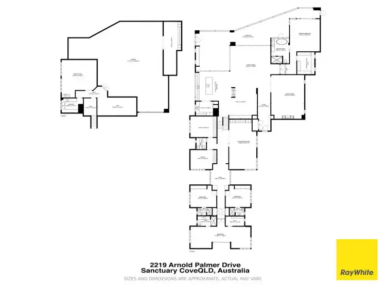 Floorplan of Homely house listing, 2219 Arnold Palmer Drive, Sanctuary Cove QLD 4212