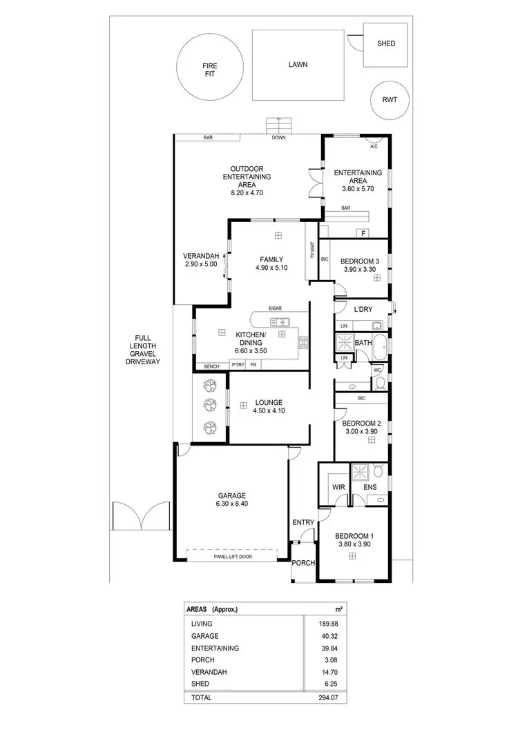 Floorplan of Homely house listing, 3 Robert Ross Drive, Lyndoch SA 5351