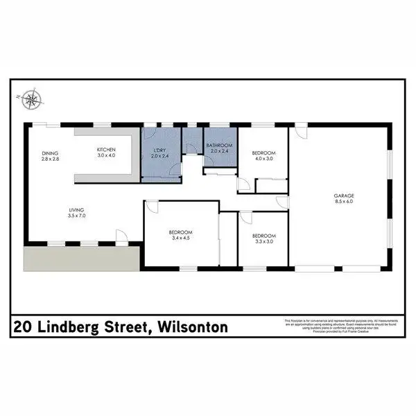 Floorplan of Homely house listing, 20 Lindberg Street, Wilsonton QLD 4350