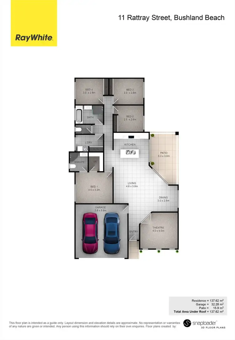 Floorplan of Homely house listing, 11 Rattray Street, Bushland Beach QLD 4818