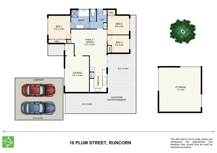 Floorplan of Homely house listing, 10 Plum Street, Runcorn QLD 4113