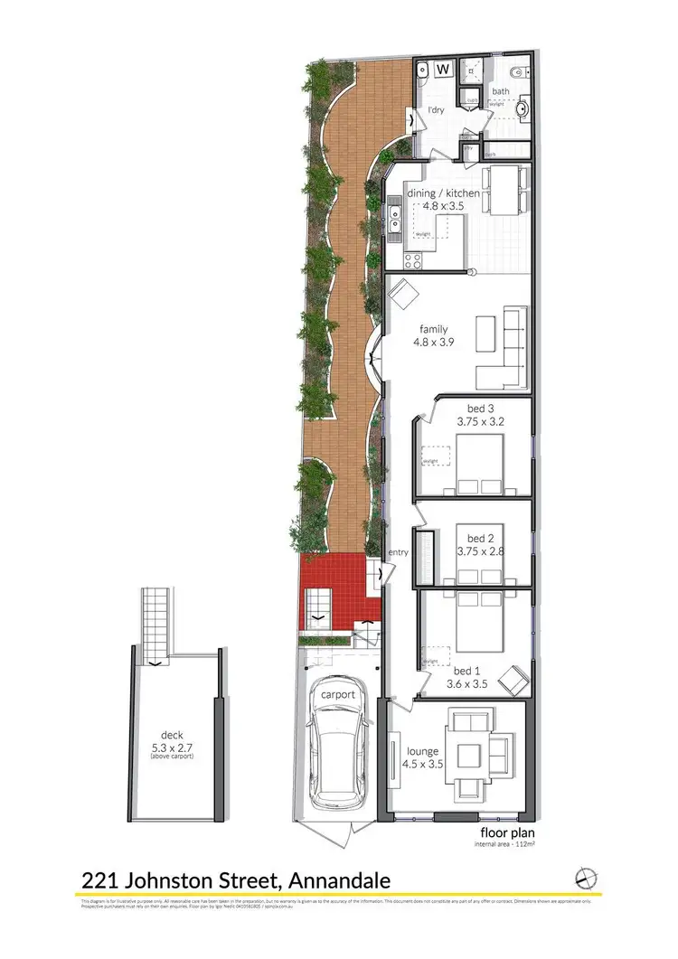 Floorplan of Homely house listing, 221 Johnston Street, Annandale NSW 2038