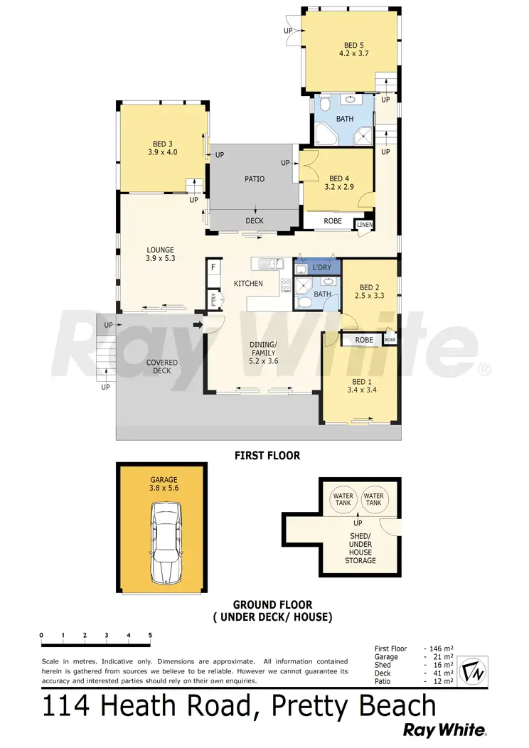 Floorplan of Homely house listing, 114 Heath Road, Pretty Beach NSW 2257