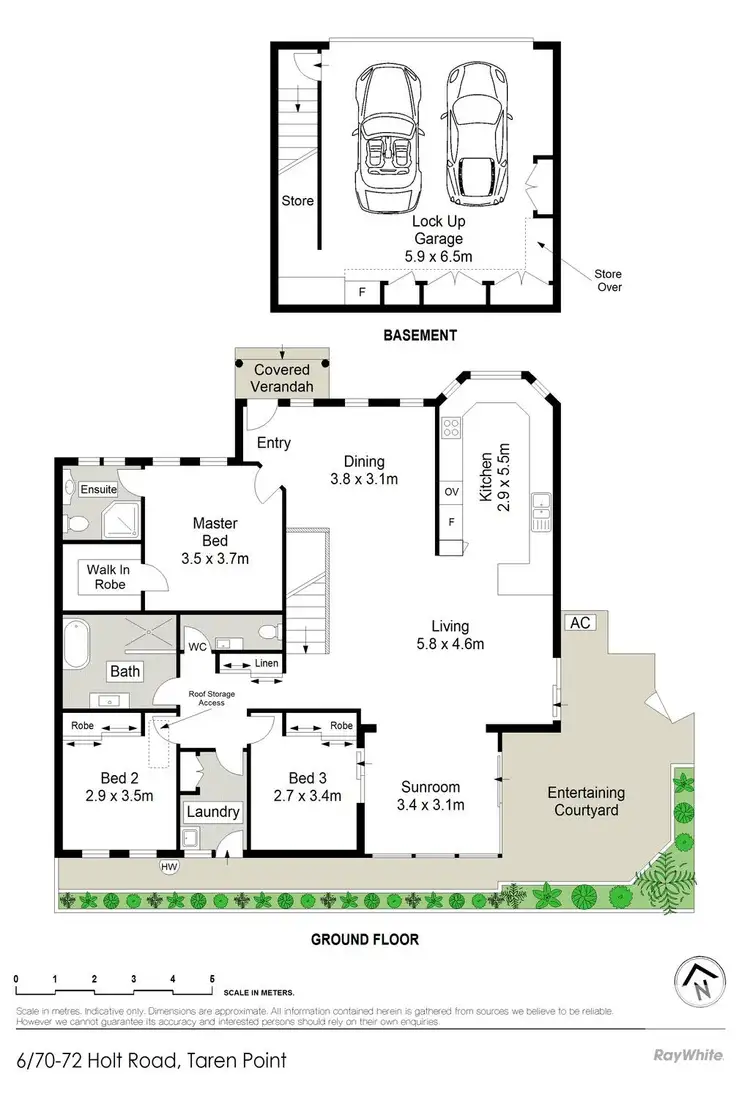 Floorplan of Homely villa listing, 6/70-72 Holt Road, Taren Point NSW 2229