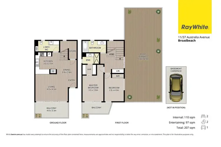 Floorplan of Homely apartment listing, 11/37 Australia Avenue, Broadbeach QLD 4218
