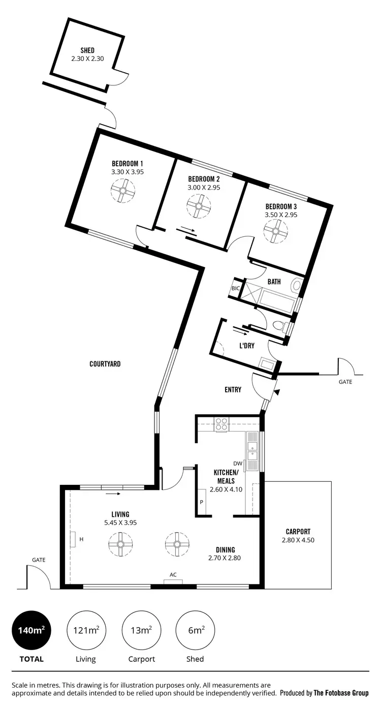 Floorplan of Homely house listing, 1 Angley Avenue, Findon SA 5023