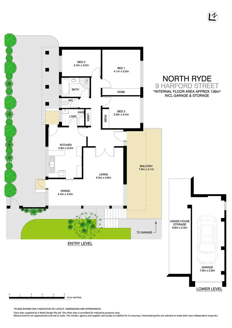 Floorplan of Homely house listing, 9 Harford Street, North Ryde NSW 2113