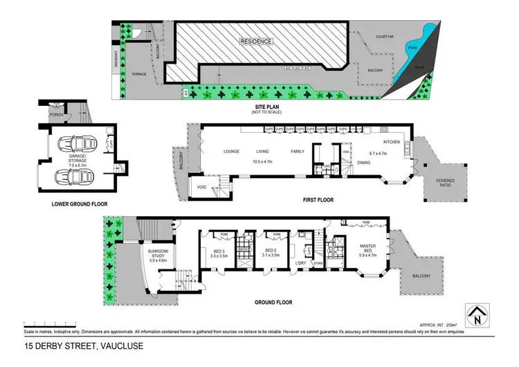 Floorplan of Homely house listing, 15 Derby Street, Vaucluse NSW 2030