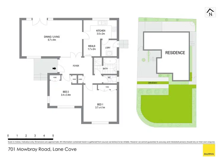 Floorplan of Homely house listing, 701 Mowbray Road, Lane Cove NSW 2066