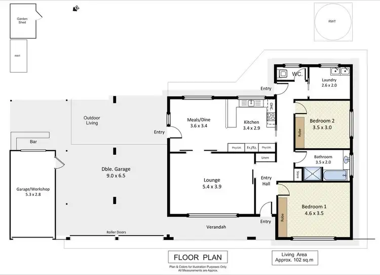 Floorplan of Homely house listing, 39 Thurk Street, Renmark SA 5341