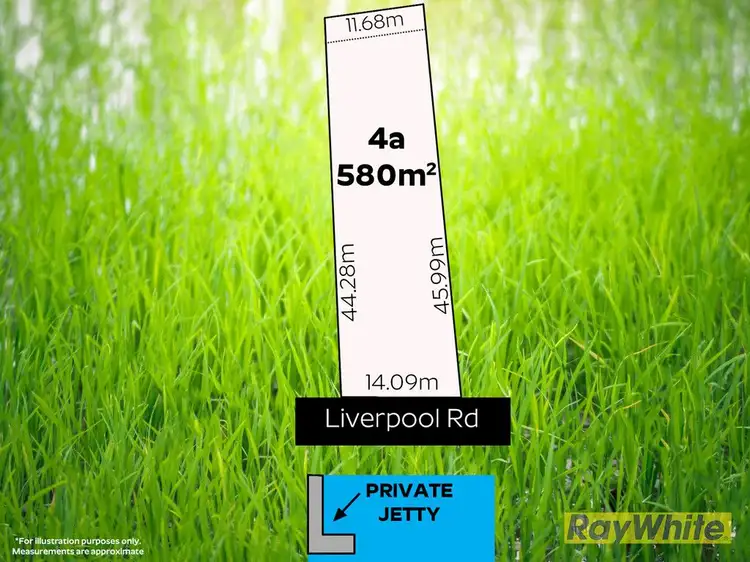 Floorplan of Homely land listing, 4a Liverpool Road, Goolwa North SA 5214