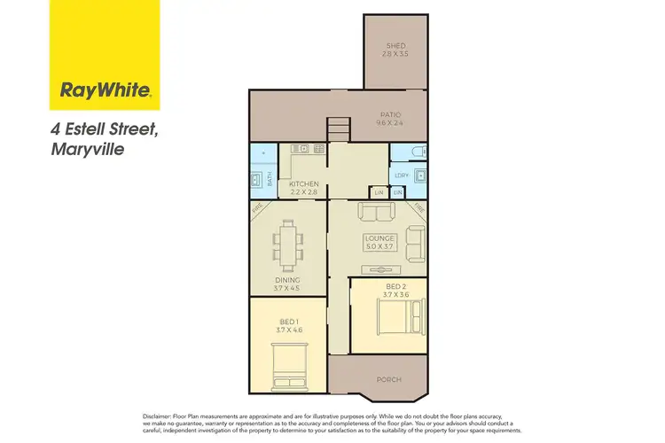 Floorplan of Homely house listing, 4 Estell Street, Maryville NSW 2293