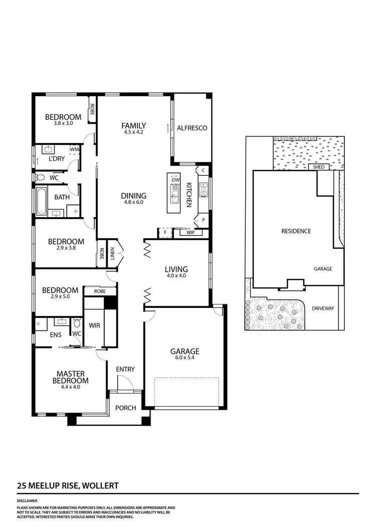 Floorplan of Homely house listing, 25 Meelup Rise, Wollert VIC 3750