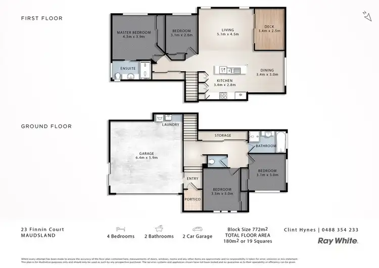 Floorplan of Homely house listing, 23 Finnin Court, Maudsland QLD 4210