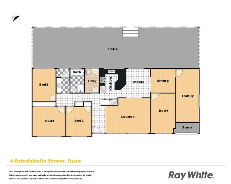 Floorplan of Homely house listing, 4 Brindabella Street, Ruse NSW 2560