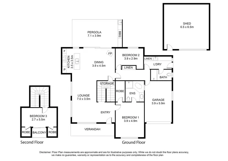 Floorplan of Homely house listing, 1 Lee Court, Mount Gambier SA 5290