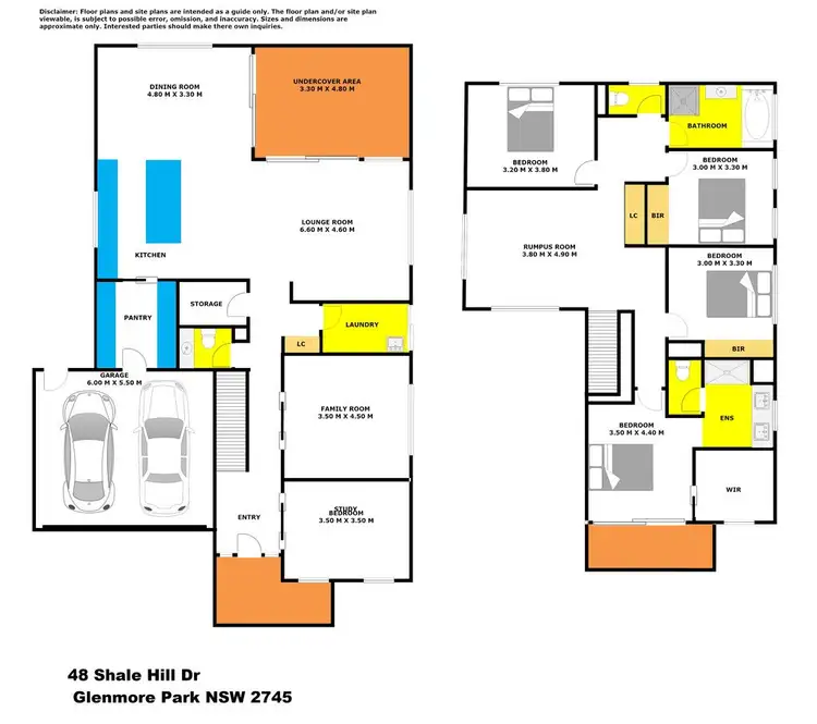 Floorplan of Homely house listing, 48 Shale Hill Drive, Glenmore Park NSW 2745