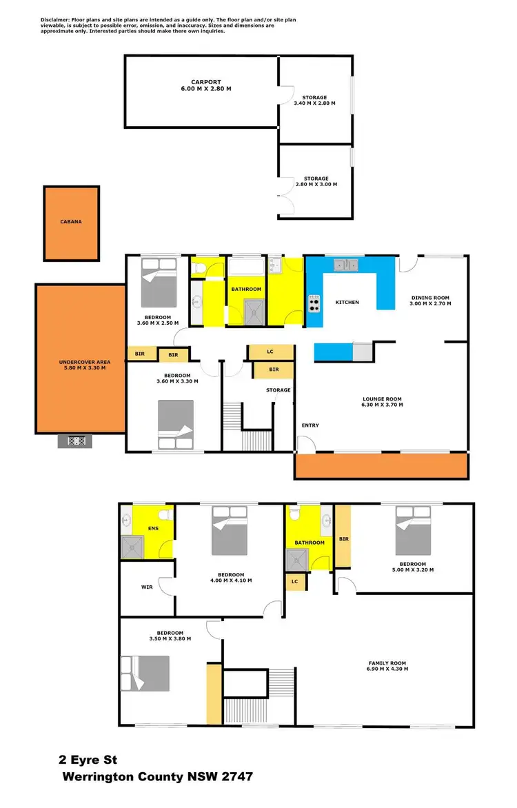 Floorplan of Homely house listing, 2 Eyre Street, Werrington County NSW 2747