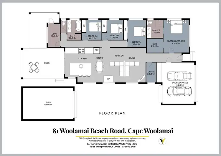 Floorplan of Homely house listing, 81 Woolamai Beach Road, Cape Woolamai VIC 3925