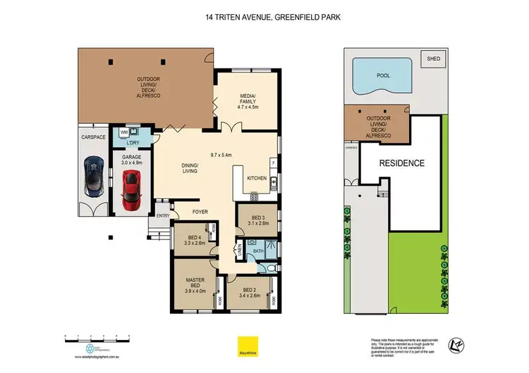 Floorplan of Homely house listing, 14 Triten Avenue, Greenfield Park NSW 2176
