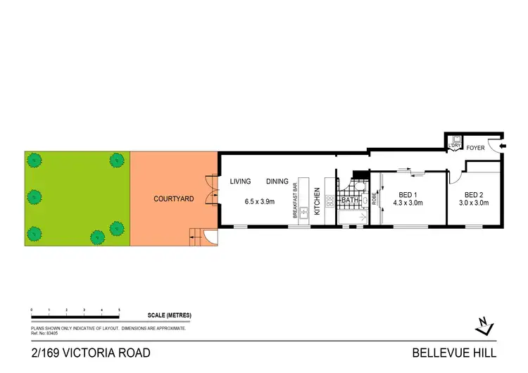 Floorplan of Homely apartment listing, 2/169 Victoria Road, Bellevue Hill NSW 2023