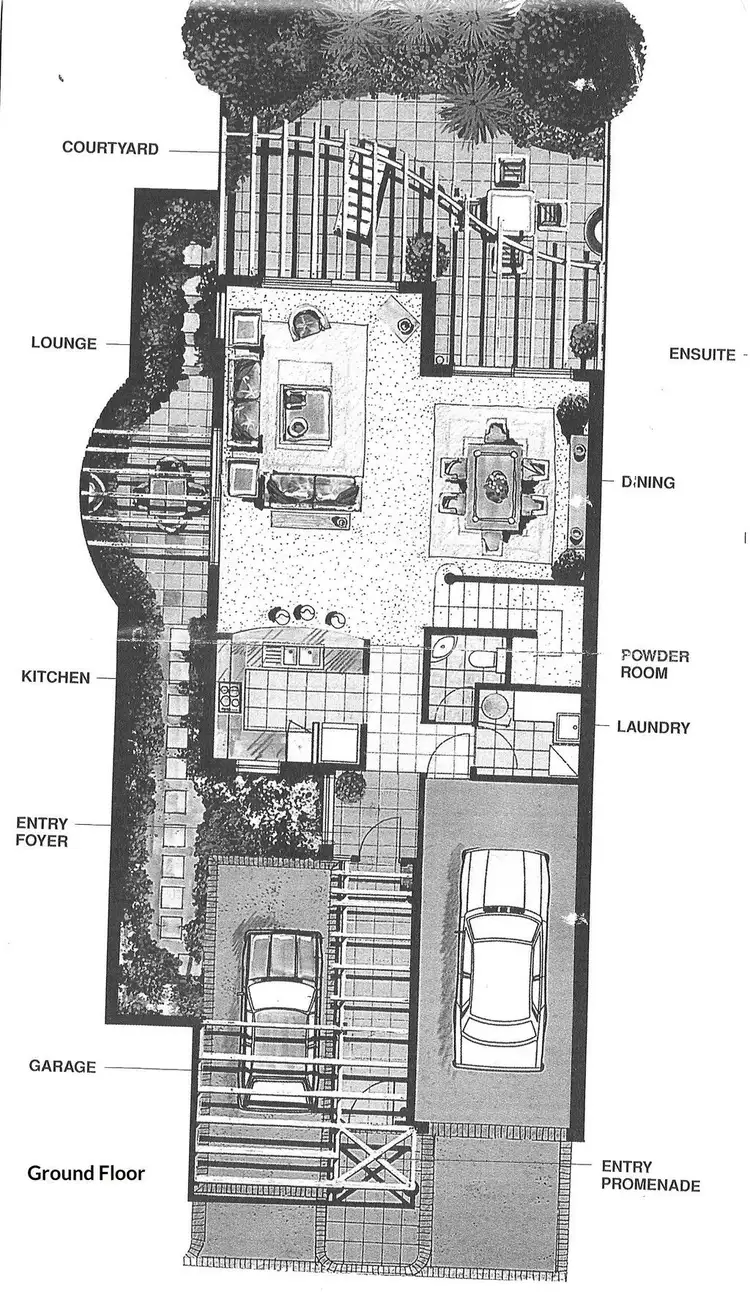 Floorplan of Homely townhouse listing, 13/100 Adriana Cotlew Street East, Southport QLD 4215