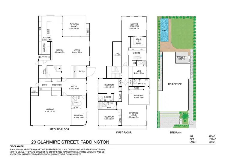 Floorplan of Homely house listing, 20 Glanmire Street, Paddington QLD 4064