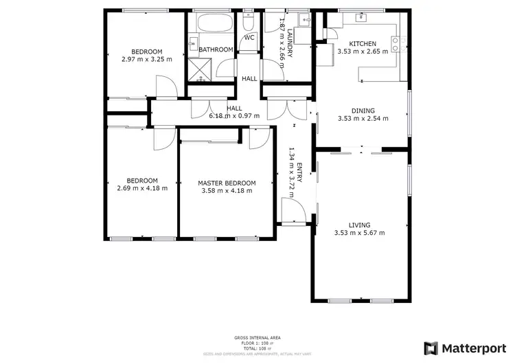 Floorplan of Homely house listing, 24 Clark Street, Swan Hill VIC 3585