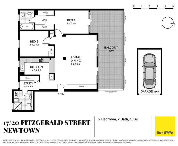 Floorplan of Homely apartment listing, 17/20 Fitzgerald Street, Newtown NSW 2042