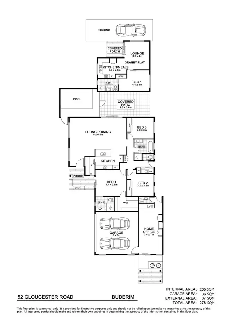 Floorplan of Homely house listing, 52 Gloucester Road, Buderim QLD 4556