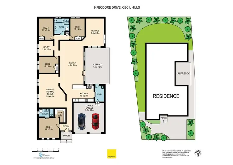 Floorplan of Homely house listing, 9 Feodore Drive, Cecil Hills NSW 2171