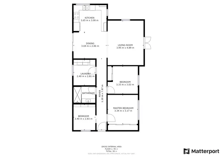 Floorplan of Homely house listing, 34 Thurla Street, Swan Hill VIC 3585