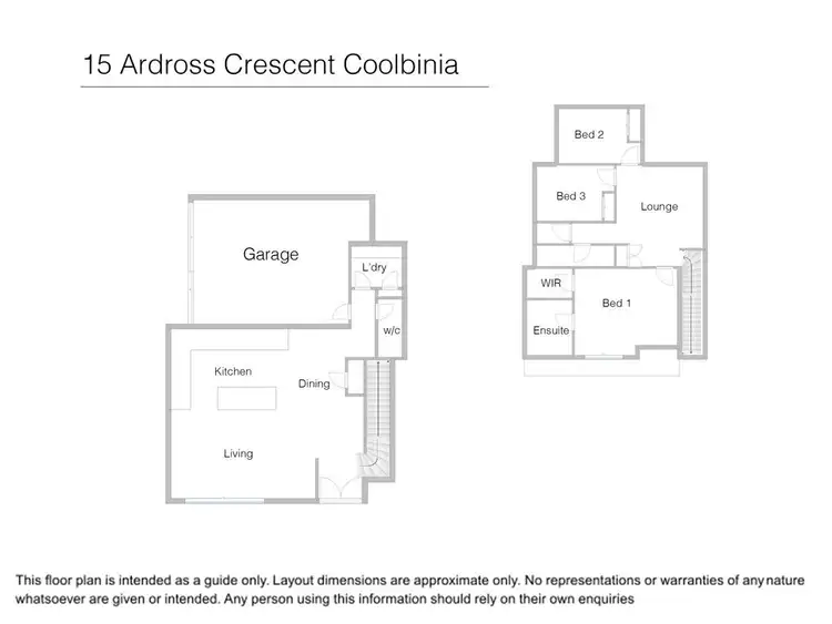 Floorplan of Homely house listing, 15 Ardross Crescent, Coolbinia WA 6050