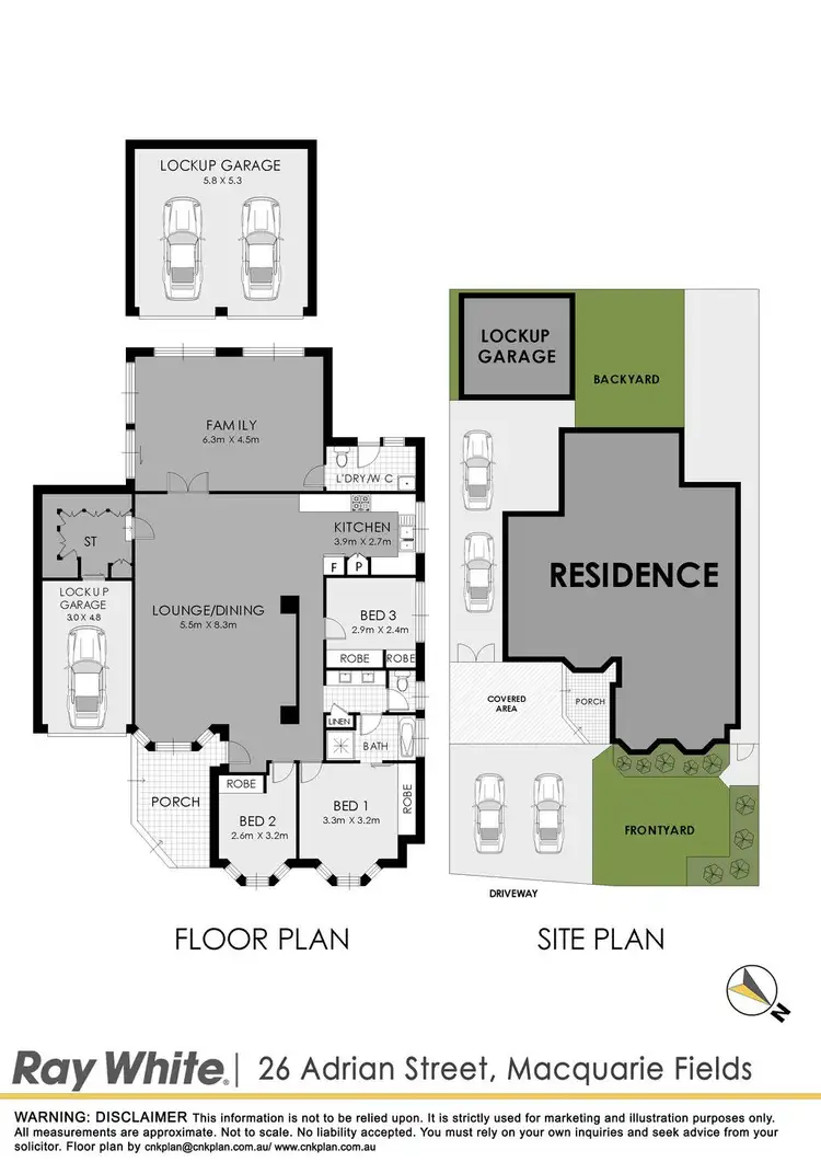 Floorplan of Homely house listing, 26,. Adrian . Street, Macquarie Fields NSW 2564