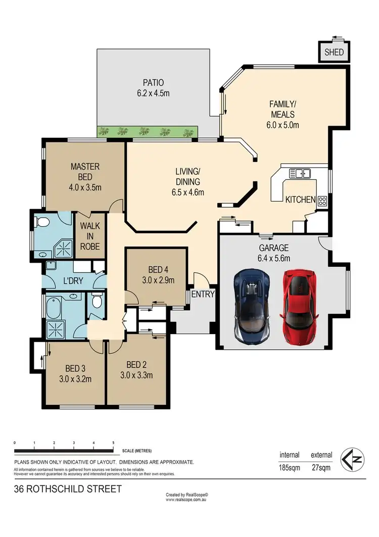 Floorplan of Homely house listing, 36 Rothschild Street, Eatons Hill QLD 4037