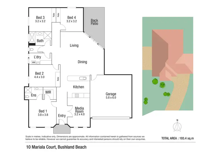 Floorplan of Homely house listing, 10 Mariala Court, Bushland Beach QLD 4818
