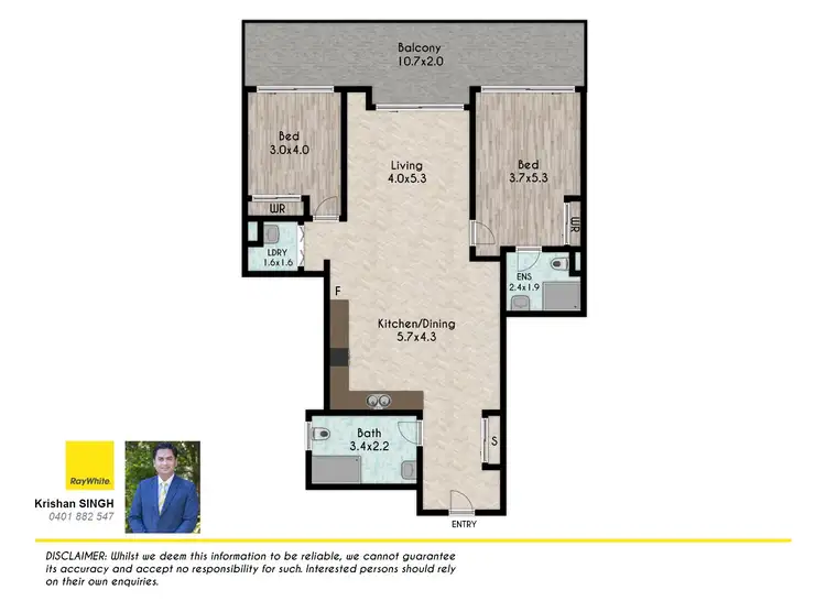 Floorplan of Homely unit listing, 417/25 railway Road, Quakers Hill NSW 2763