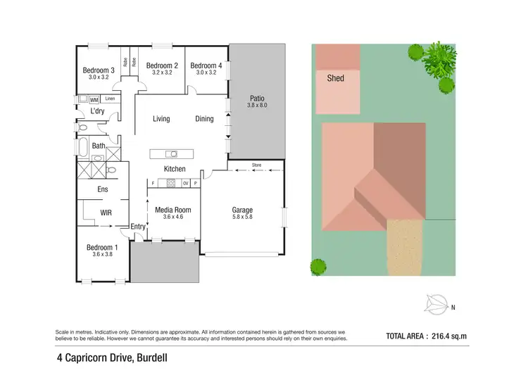 Floorplan of Homely house listing, 4 Capricorn Drive, Burdell QLD 4818