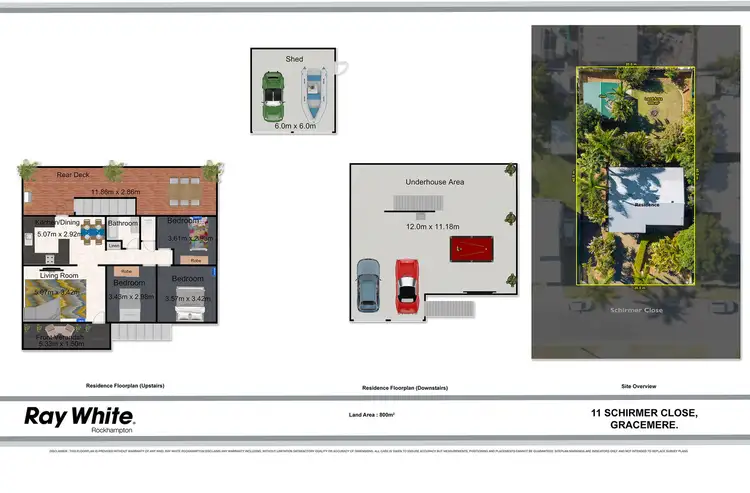 Floorplan of Homely house listing, 11 Schirmer Close, Gracemere QLD 4702