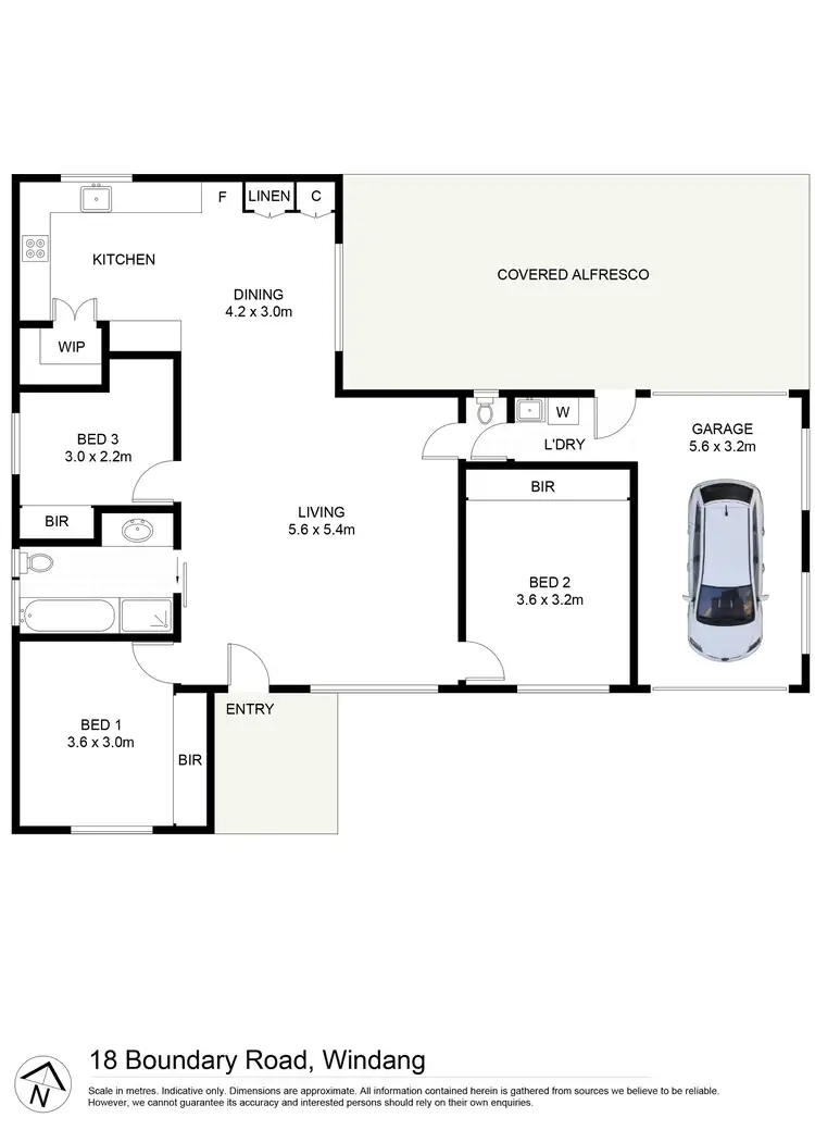 Floorplan of Homely house listing, 18 Boundary Road, Windang NSW 2528