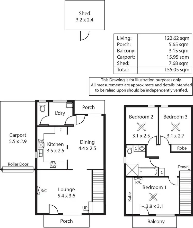 Floorplan of Homely unit listing, 7/18 Mellor Avenue, Lockleys SA 5032